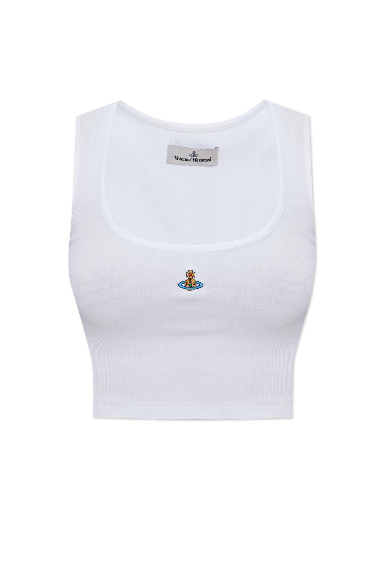 White Top with embroidered logo Vivienne Westwood - Vitkac